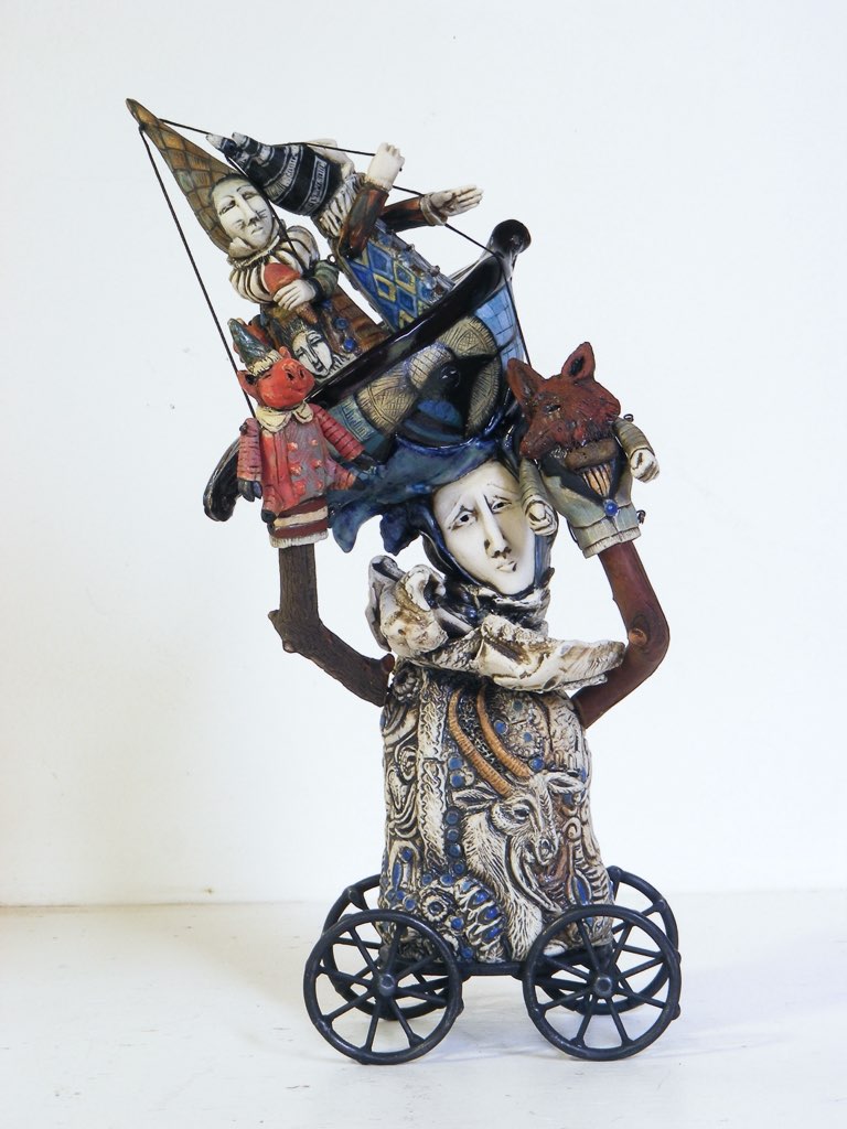Gumaelius ceramic sculpture